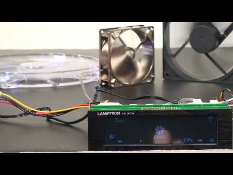 Lamptron FC2 Fan Controller 5,25″ – juodos spalvos video