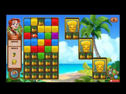 Lost Island Blast Adventure Level 838 NO BOOSTERS - A S GAMING