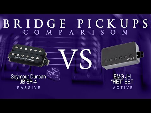 Seymour Duncan JB SH-4 vs EMG JH HET SET - Bridge Pickup Guitar Tone Comparison Demo