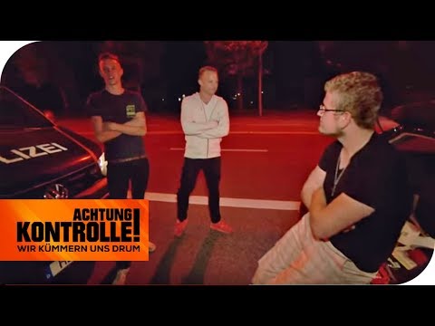 Jugendlicher Leichtsinn: Sie versuchen, die Polizei zu provozieren! | Achtung Kontrolle | kabel eins