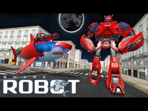 ► Robot Shark Evolution Destroy Wars Shark & Tank - Robot Transform Shark