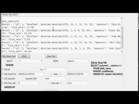 Python Mysql Read Write