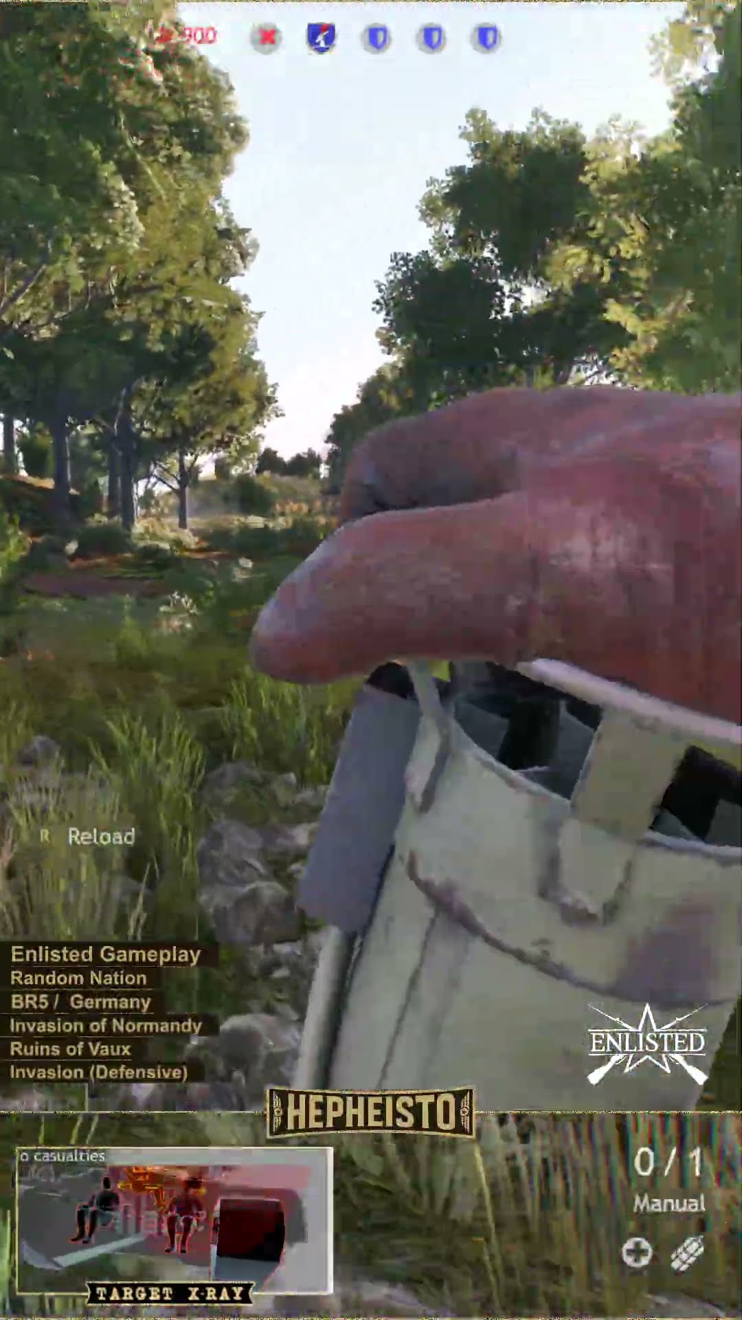 Anti Tank Gunner eliminates Tank M26-T99 with RBzP. 43 Ofenrohr