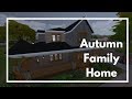 Sims 4 Seasons Autumn House Speed Build