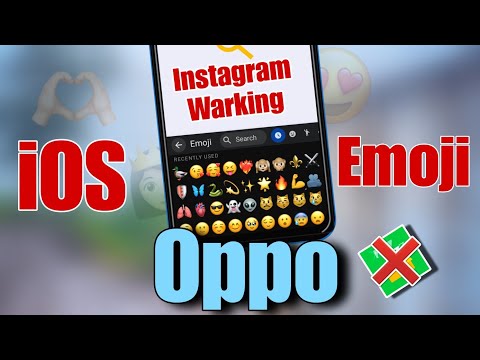 iOS Emoji on android Oppo || iOS Emoji on Instagram || Instagram iOS Emoji not working 2025