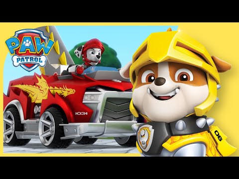 Mais de 1 hora de resgates de Rubble e Marshall - Patrulha Pata PAW Patrol Episódio Português