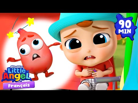 Mon Petit Ventre Gargouille | Comptines avec Bébé Louis | Little Angel Français