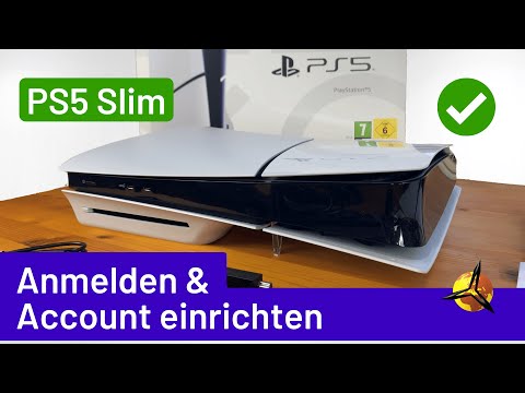 PS5 Slim anmelden - Account einrichten 2025