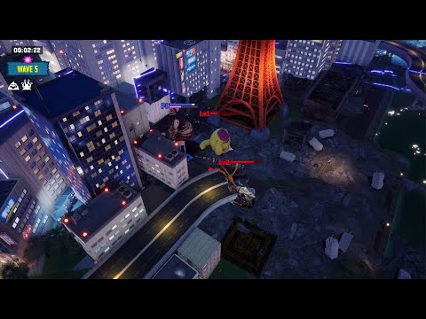 GigaBash woolley onslaught mode gameplay