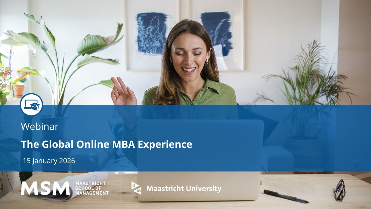 Webinar | Global Online MBA experience