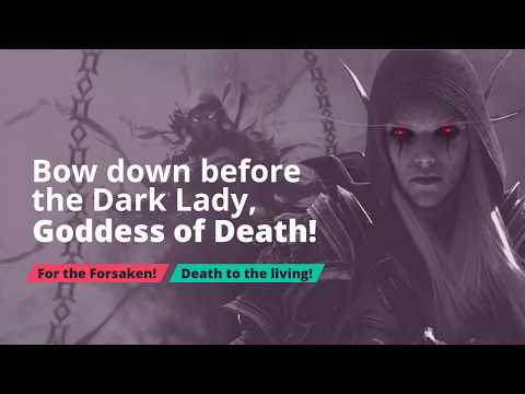 Bow down before the Dark Lady, Goddess of Death!