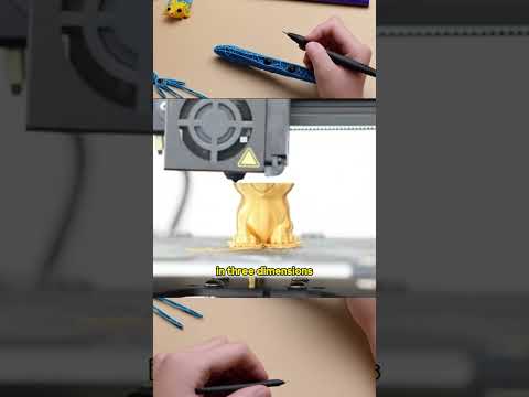 3D rašiklis 3Doodler Start+ su užpildų rinkiniu video