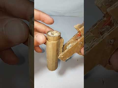 Realistic Cardboard Flare Gun That Actually Works! | Unbelievable DIY Mini Weapon 🔥
