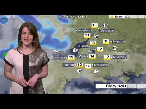 Alex Osbourne BBC Points West weather December 21st 2018 - 60 fps