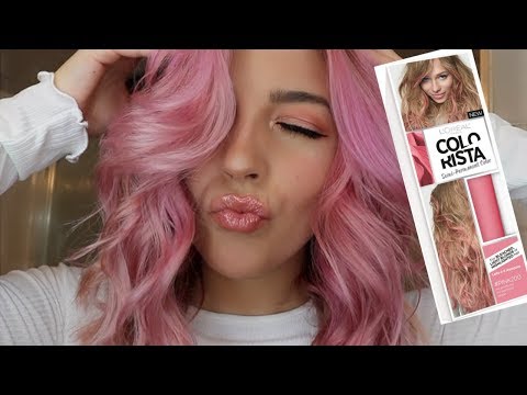 L'Oreal Colorista Review And Demo | I Dyed My Hair Pink