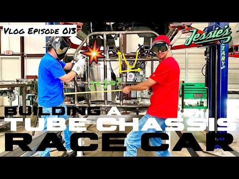 Building a TUBE CHASSIS Race Car! Vlog episode 013