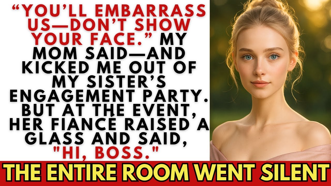 My Mom Kicked Me Out of My Sister’s Engagement—Said “Don’t Ruin It.” Her Fiancé Ran Up: “Hi, Boss".