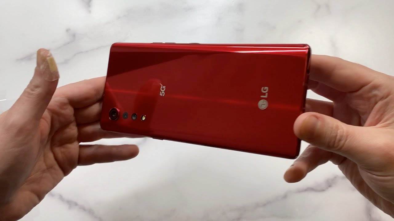 LG Velvet Aurora Red Unboxing and Overview