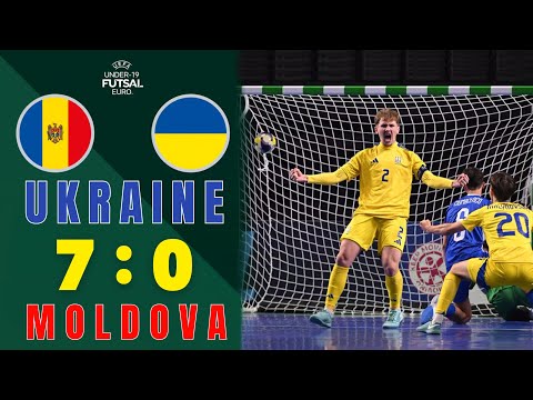 🔥 Ukraine U19 DESTROYS Moldova 7–0 | Full Match | Futsal EURO U19