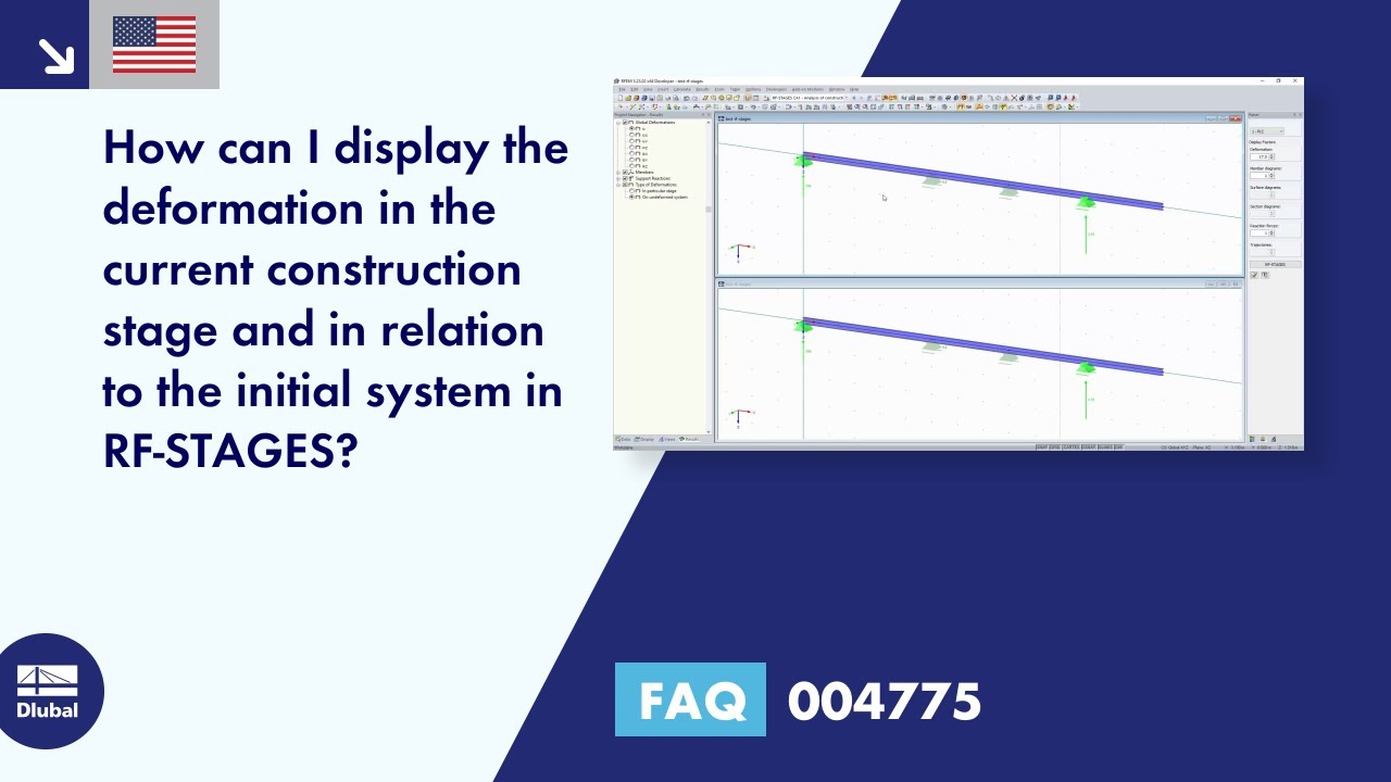 [EN] FAQ 004775 | How can I display the deformation in the current construction stage and in relation ...