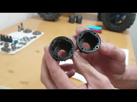 Traxxas x maxx  6s to 8s differential upgrades