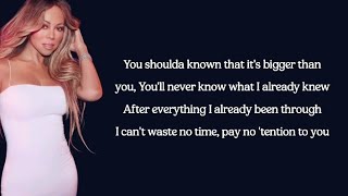 Mariah Carey - A No No (lyrics)