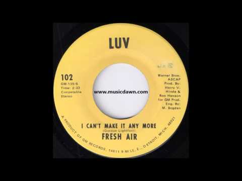 Fresh Air - I Can't Make It Any More [Luv] '1970 Obscure Blue Eyed Soul 45 Video