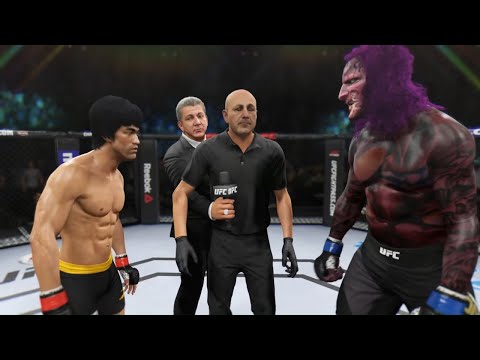Bruce Lee vs. Blind Oni - EA Sports UFC 2 - Dragon Fights 🔥🐲