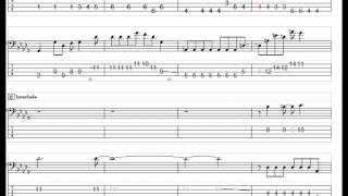 μ's　Angelic Angel　ベースTAB譜