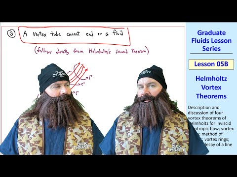 Graduate Fluids Lesson 05B: Helmholtz Vortex Theorems