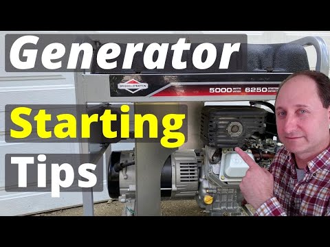 How to Easily Start a Generator that Won't Start