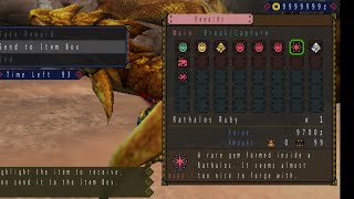 monster hunter portable 3rd how to get rathalos ruby