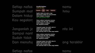 Download lagu LIRIK LAGU KUPILIH HATIMU (Kupilih hatimu tak adaku ragu | Janganlah jangan kau sakiti cinta ini) mp3