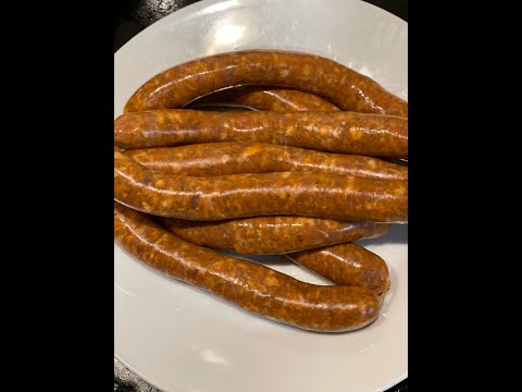 Traditionelle Merguez. Eine Spezialität aus dem Maghreb.