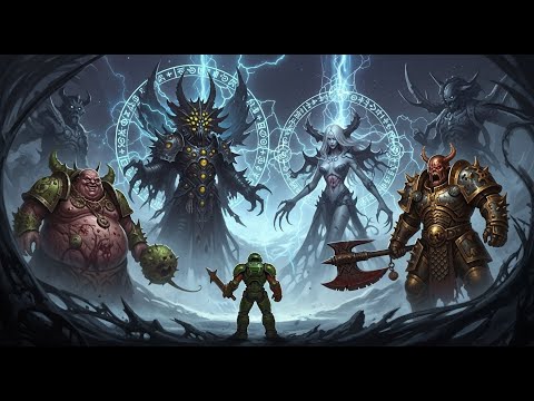 What If Doomguy Join Space Marine in Warhammer 40K?