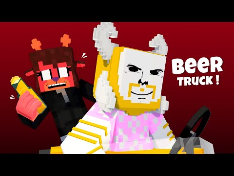 Asgore driving in my Beer Animated - With Dess Lyrics !
