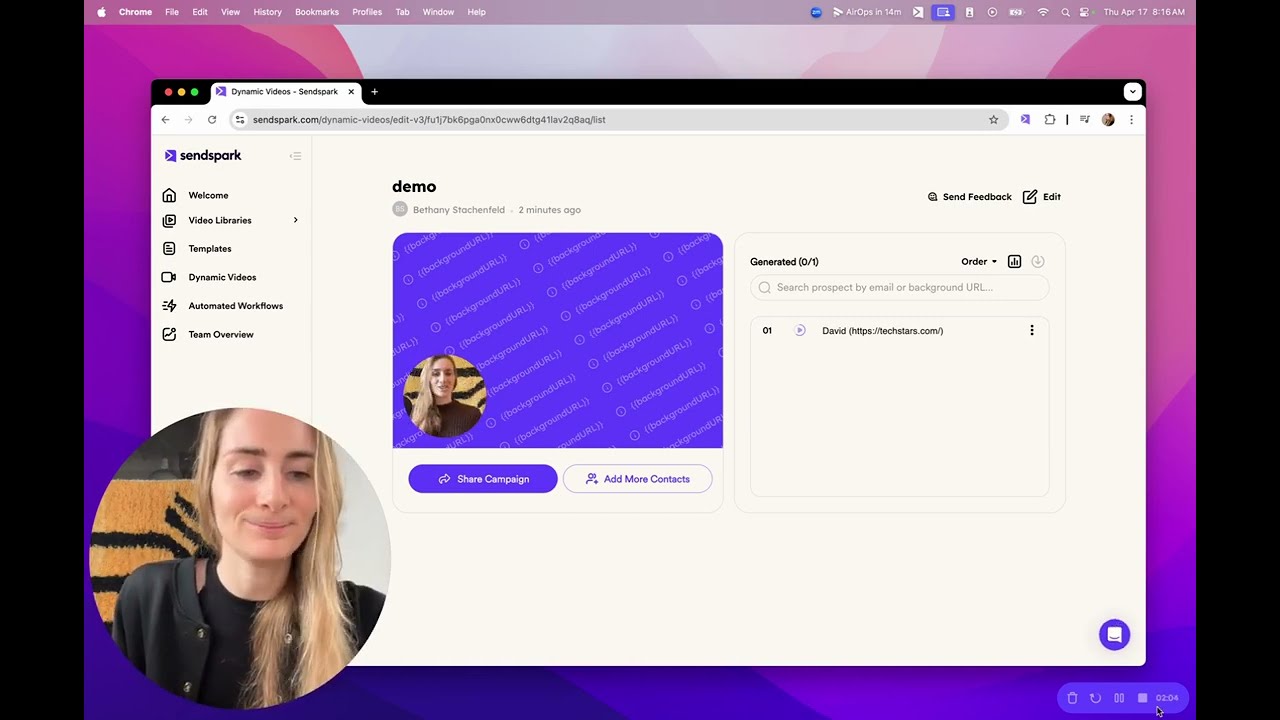 Sendspark tutorial