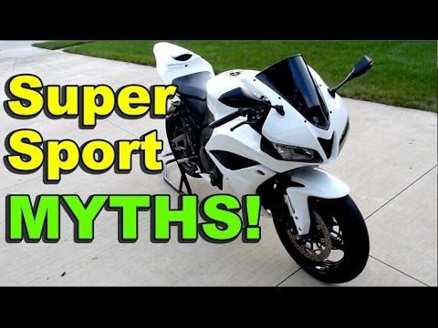 SuperSport Motorcycle MYTHS and FACTS - 600cc SuperSport - Honda CBR600rr Video