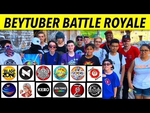 Insane 12 Beytuber Beyblade Battle Royale at the Beytuber Brawl!