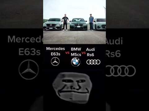 High-Performance Sedan Comparison: MercedesE63s vs BMW M5cs vs Audi Rs6
