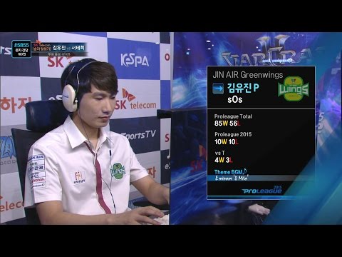 [SPL2015] sOs(Jin Air) vs Journey(Samsung) Set2 Deadwing -EsportsTV, Starcraft 2