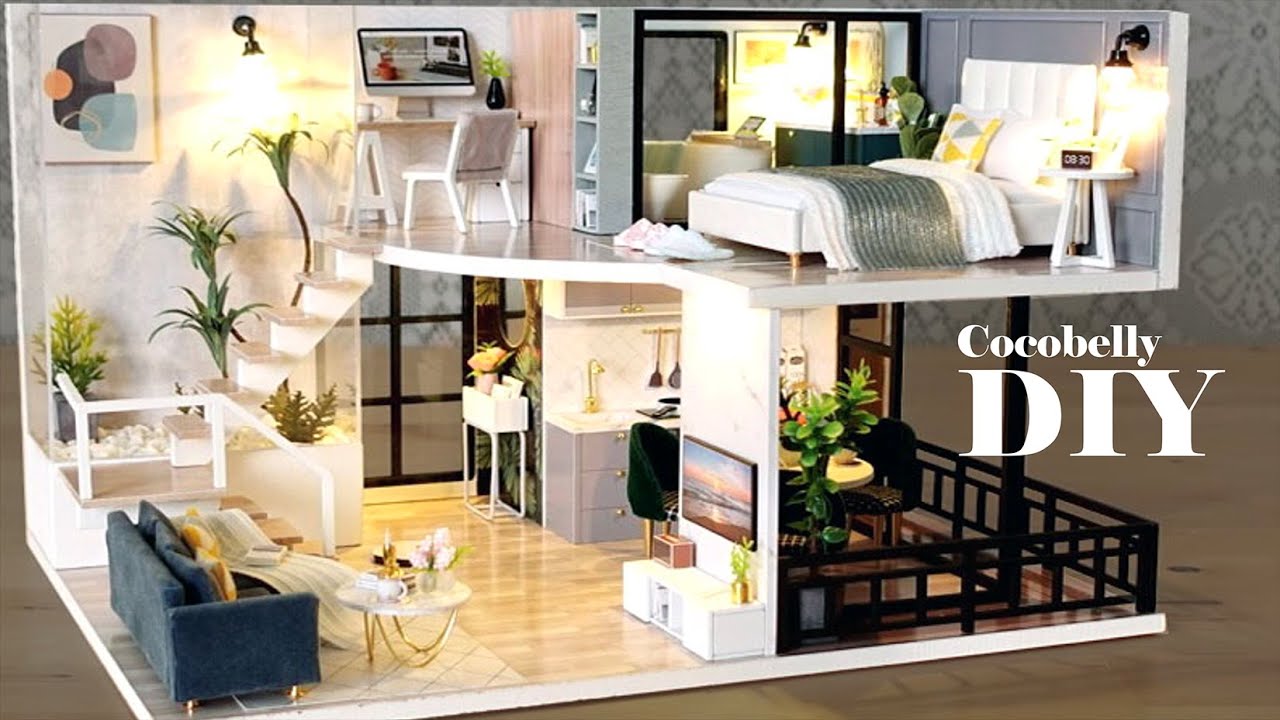 The Satisfied Time DIY Miniature Dollhouse Crafts Relaxing Satisfying Video