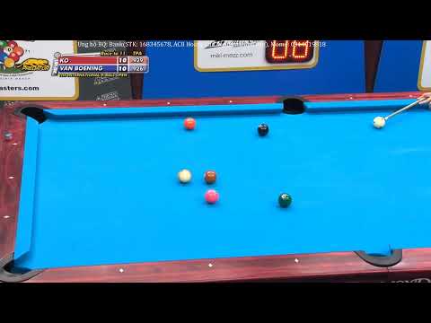 RE-LIVE: SHANE Van Boening VS KO Ping Chung | 2018 International 9-Ball Open | Semi-FINAL