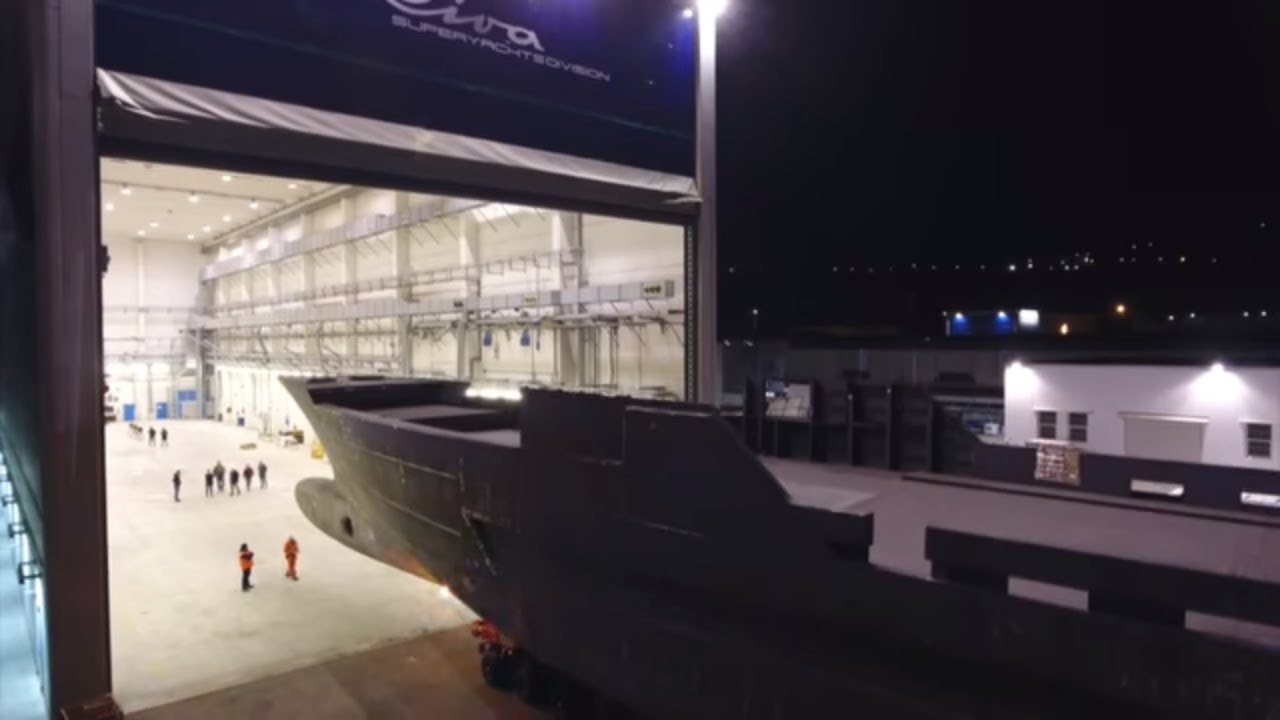 Video from the construction of Riva Yacht 50MT