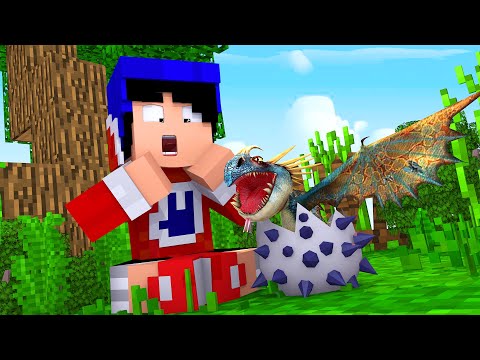 Minecraft : NASCEU O DRAGÃO NADDER DE COMO TREINAR O SEU DRAGÃO - GAME OF DRAGONS Ep.5 « Nitro »
