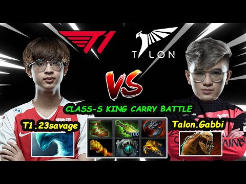 23savage vs Gabbi - KING OF SEA CARRY BATTLE Morphling vs Lifestealer Dota 2 pro Gameplay