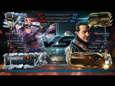 104_6  D kunimitsu (Anakin x24) vs (Destajador) Neganu - Tekken 7 ( Anakin x24 )  Online sin Grafica