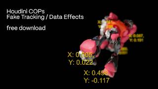 Houdini COPs Fake Tracking / Data Effects