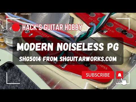 SHG5014™ Hot Modern Noiseless Loaded Stratocaster Pickguard USA Spec Wiring New! image 7
