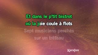 Karaoké Bal dans ma rue - Edith Piaf *